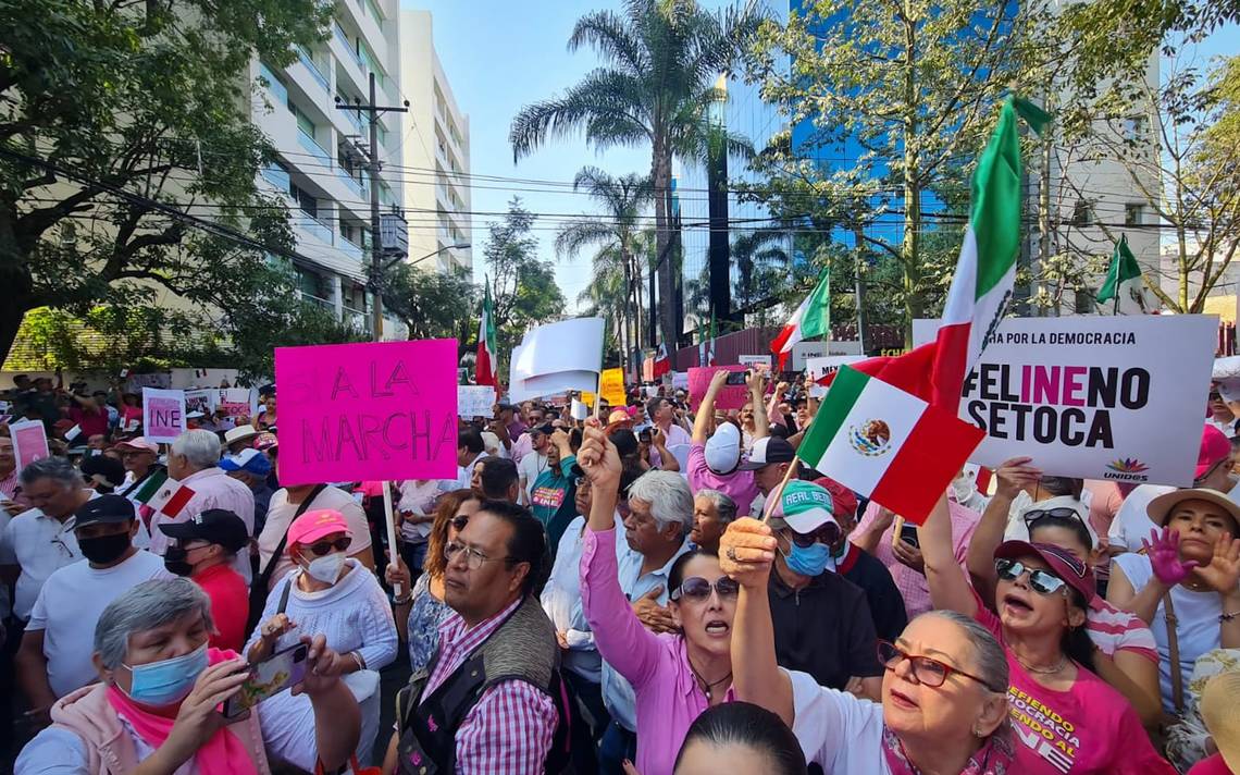 Marcha En Defensa Del INE En Jalisco El Occidental Noticias Locales